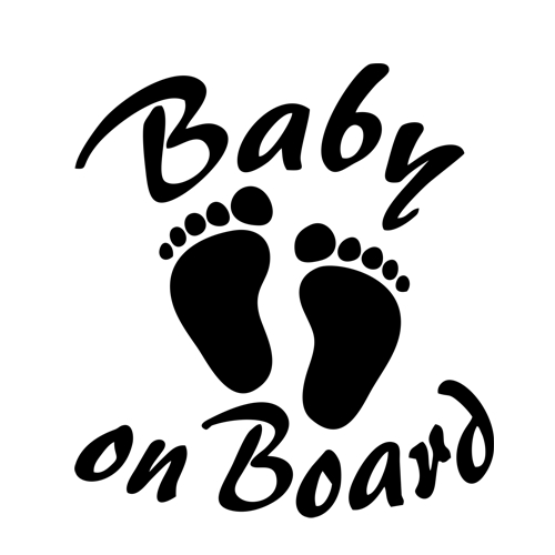 Baby on board samolepka